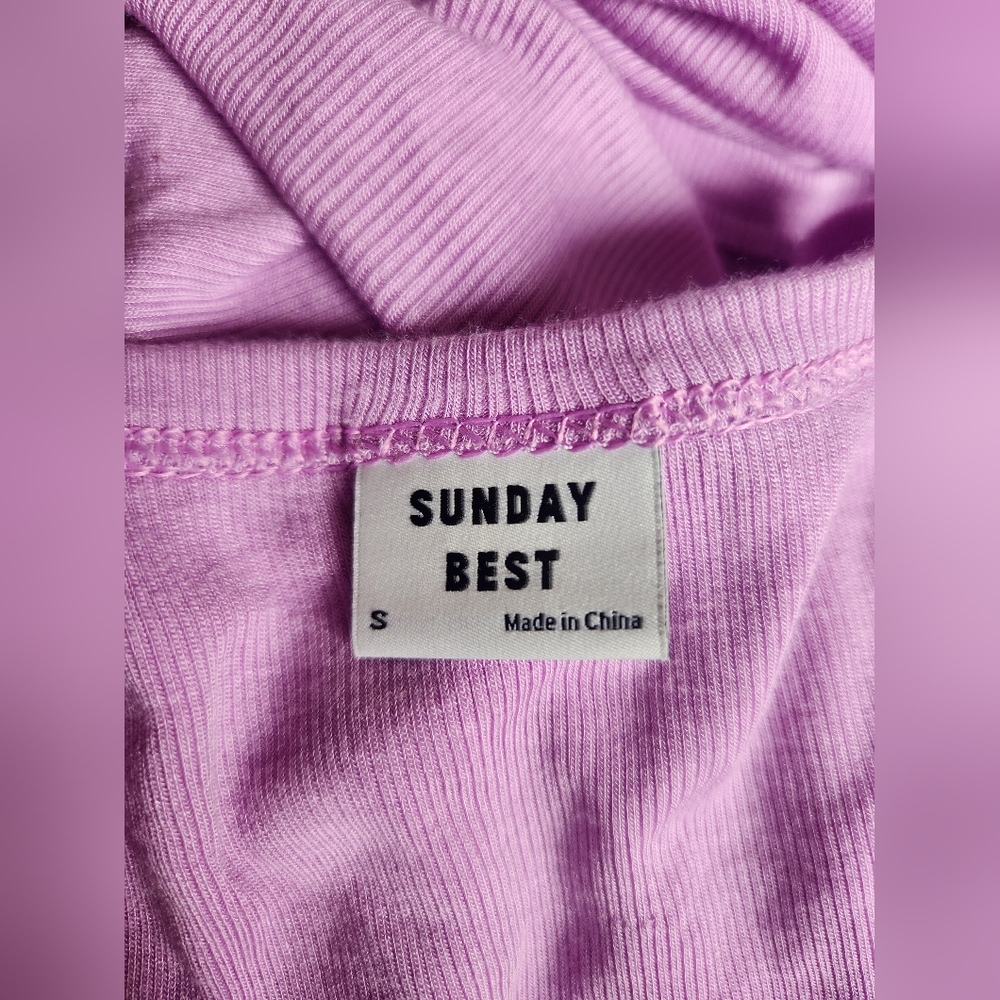 Sunday Best Women's Purple Tank Top - Picture 12 of 12